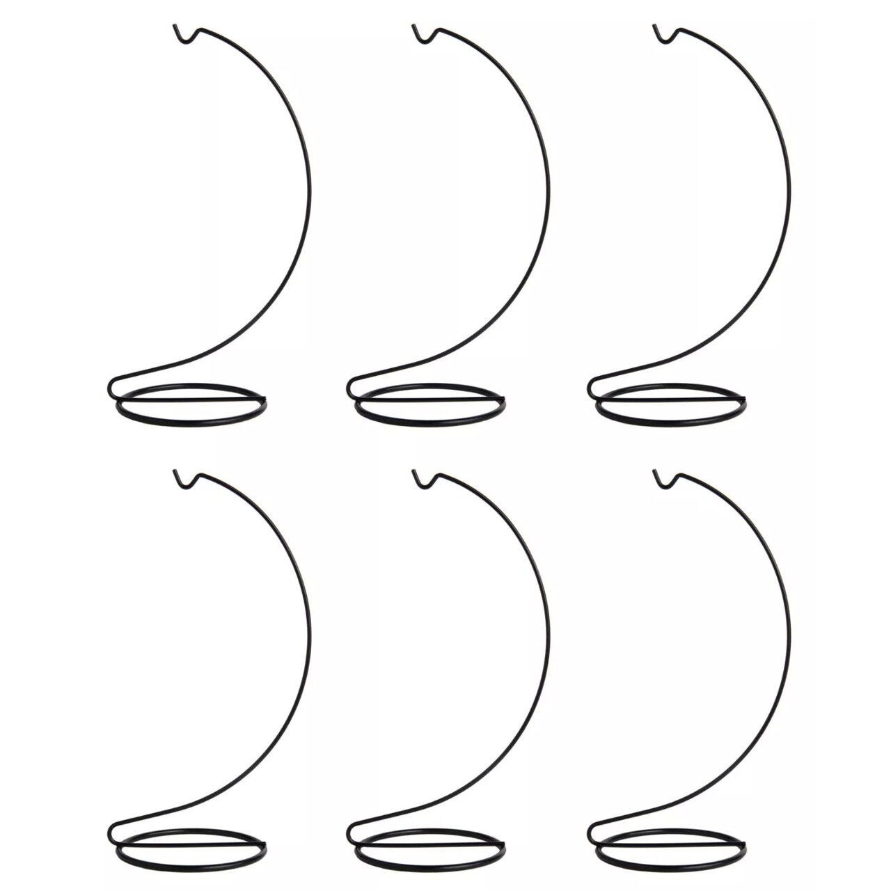 Kitcheniva 10" Ornament Display Stand Wire Hanger Holders Pack of 6